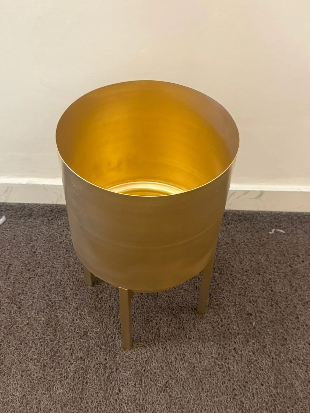 Golden Luminescence Modern Metallic Accent Table Lamp - Golden accent lamp