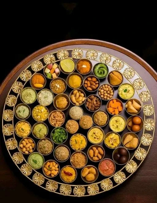 Artisan Spice & Ingredient Circular Display Tray - Gourmet Culinary Serving Platter - Culinary display tray
